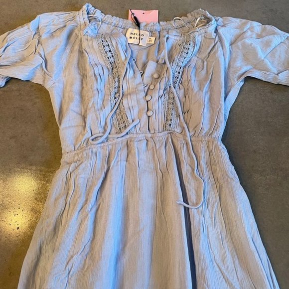 Blue midi dress - Picture 2 of 5